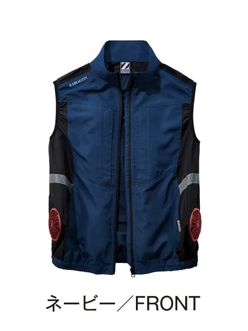 空調服(R) ベスト＋14.4V瞬間冷却超大容量ターボハイパワーファン対応スターターキット（ロングケーブル）（ファンブラック）※ケーブル差込口は円形 画像2