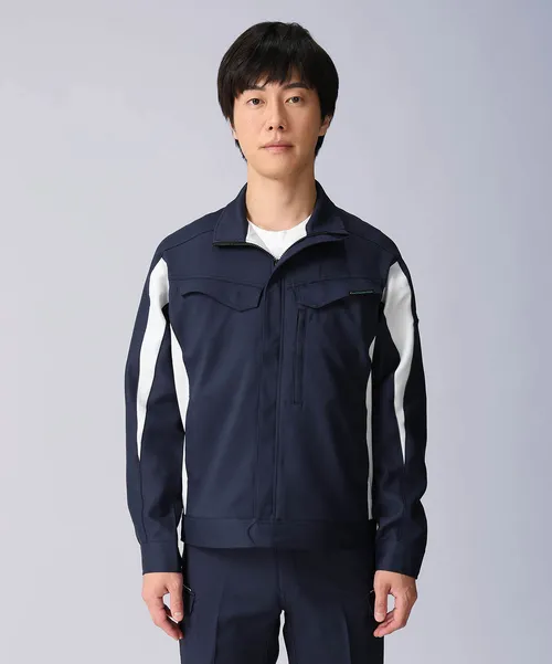 エコ製品制電ストレッチ長袖ジャンパー ※REGULAR※ 画像12