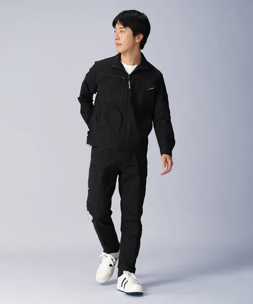製品制電ストレッチ長袖ジャンパー※SLIM FIT※