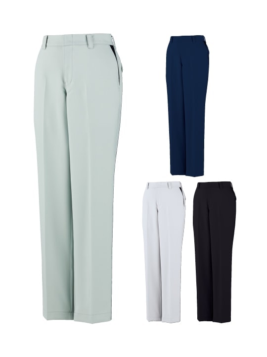 エコ製品制電ストレッチレディースパンツ　※SLIM FIT※