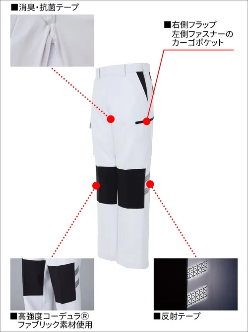 ストレッチノータックカーゴパンツ　※SLIM FIT※ 画像9