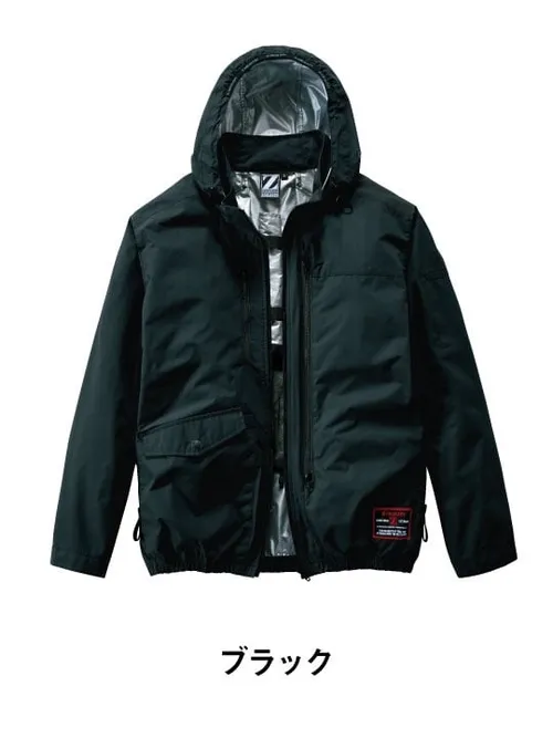 空調服(R)長袖ブルゾン＋18.0V超大風量瞬間冷却ターボハイパワーファン対応スターターキット（ファンレッド） 画像5