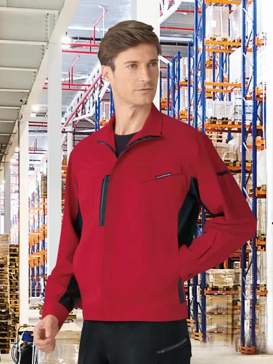 製品制電ストレッチ長袖ジャンパー　※SLIM FIT※