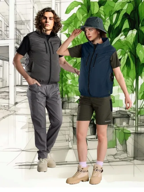 空調服(R)エコベスト＋18.0V超大風量瞬間冷却ターボハイパワーファン対応スターターキット（ファンブラック） 画像3