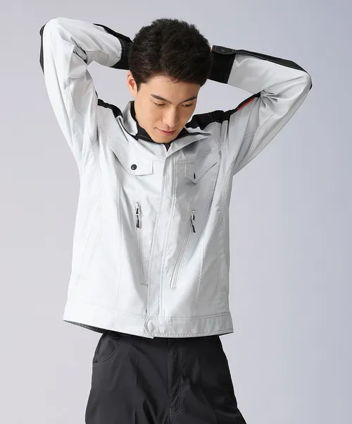 製品制電ストレッチ長袖ジャンパー ※SLIM FIT※ 画像12