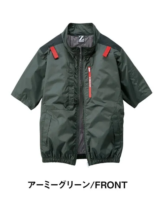 空調服(R)半袖ブルゾン＋18.0V超大風量瞬間冷却ターボハイパワーファン対応スターターキット（ファングレー） 画像3