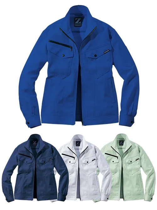 製品制電ストレッチ長袖ジャンパー※SLIM FIT※
