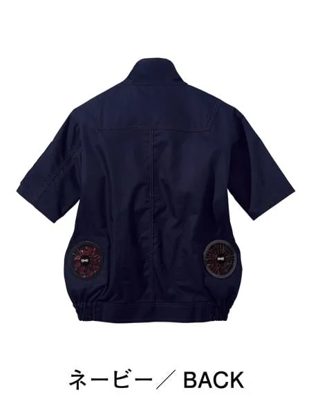 空調服(R)半袖ブルゾン＋7.2V大容量パワーファン対応バッテリーセット＋パワーファンセット 画像4