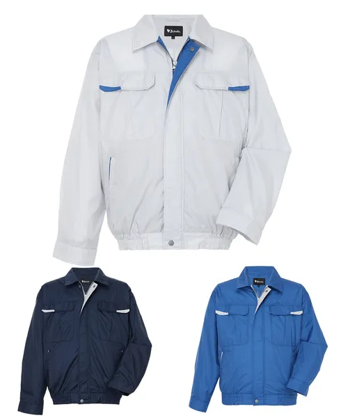 空調服(R)長袖ブルゾン＋14.4V瞬間冷却超大容量ターボハイパワーファン対応スターターキット（ファンブラック）＋インナー（シルバーカモフラ）付フルセット 画像3