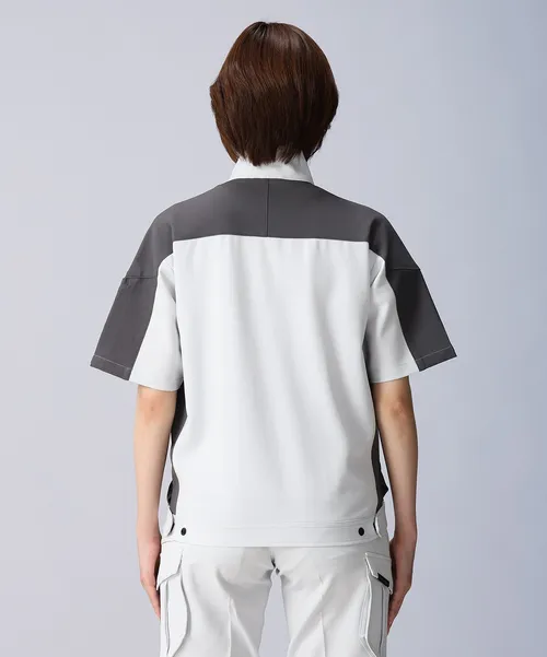 エコ製品制電ストレッチ半袖ジャンパー ※SLIM FIT※ 画像9