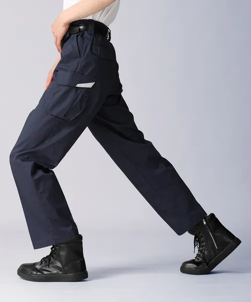 製品制電ストレッチワンタックカーゴパンツ 画像2