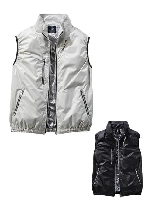 空調服(R) ベスト＋14.4V瞬間冷却超大容量ターボハイパワーファン対応スターターキット（ファンレッド）※ケーブル差込口は円形 画像2