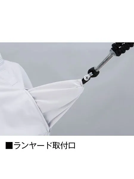 空調服(R)長袖ブルゾン(＋14.4V瞬間冷却超大容量ターボハイパワーファン対応スターターキット（ファンブラック）※ケーブル差込口は円形 画像14