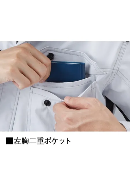 製品制電ストレッチ長袖ジャンパー※SLIM FIT※ 画像15