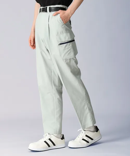 吸汗速乾ワンタックカーゴパンツ 画像3