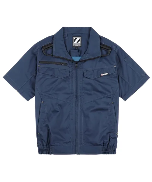 空調服(R)半袖ブルゾン＋14.4V瞬間冷却超大容量ターボハイパワーファン対応スターターキット（ファンブラック）＋インナー（シルバーカモフラ）付フルセット 画像4
