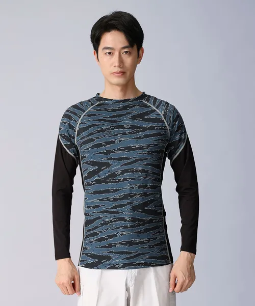 空調服(R)ベスト＋14.4V瞬間冷却超大容量ターボハイパワーファン対応スターターキット（ファンブラック）＋インナー（ブラックカモフラ）付フルセット 画像5