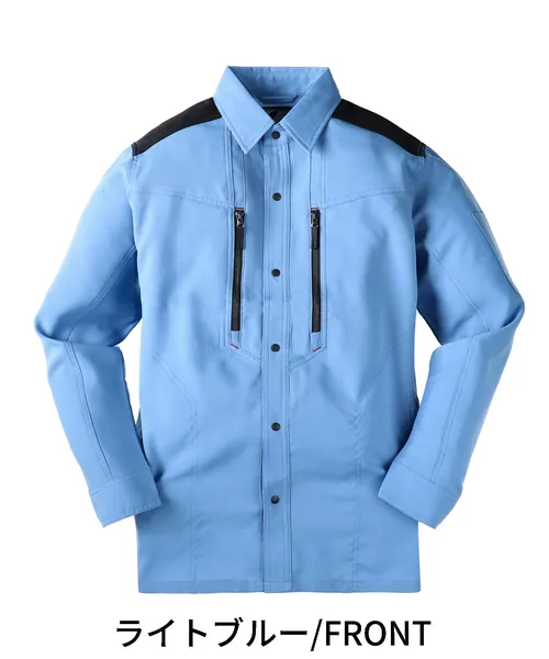 製品制電ストレッチ長袖シャツ ※SLIM FIT※ 画像6