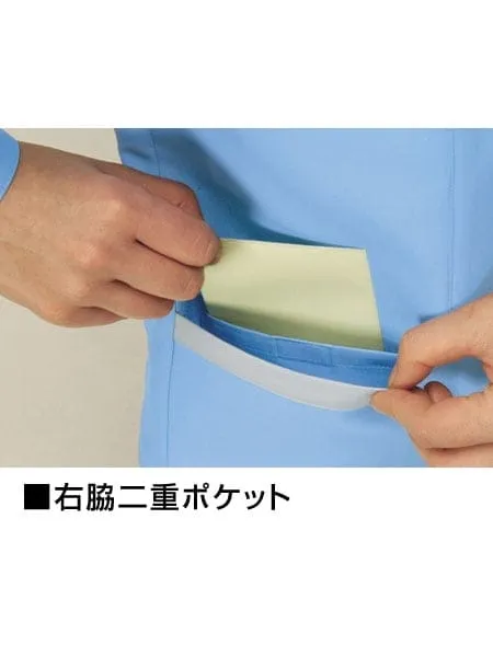 エコ低発塵製品制電半袖スモック 画像12