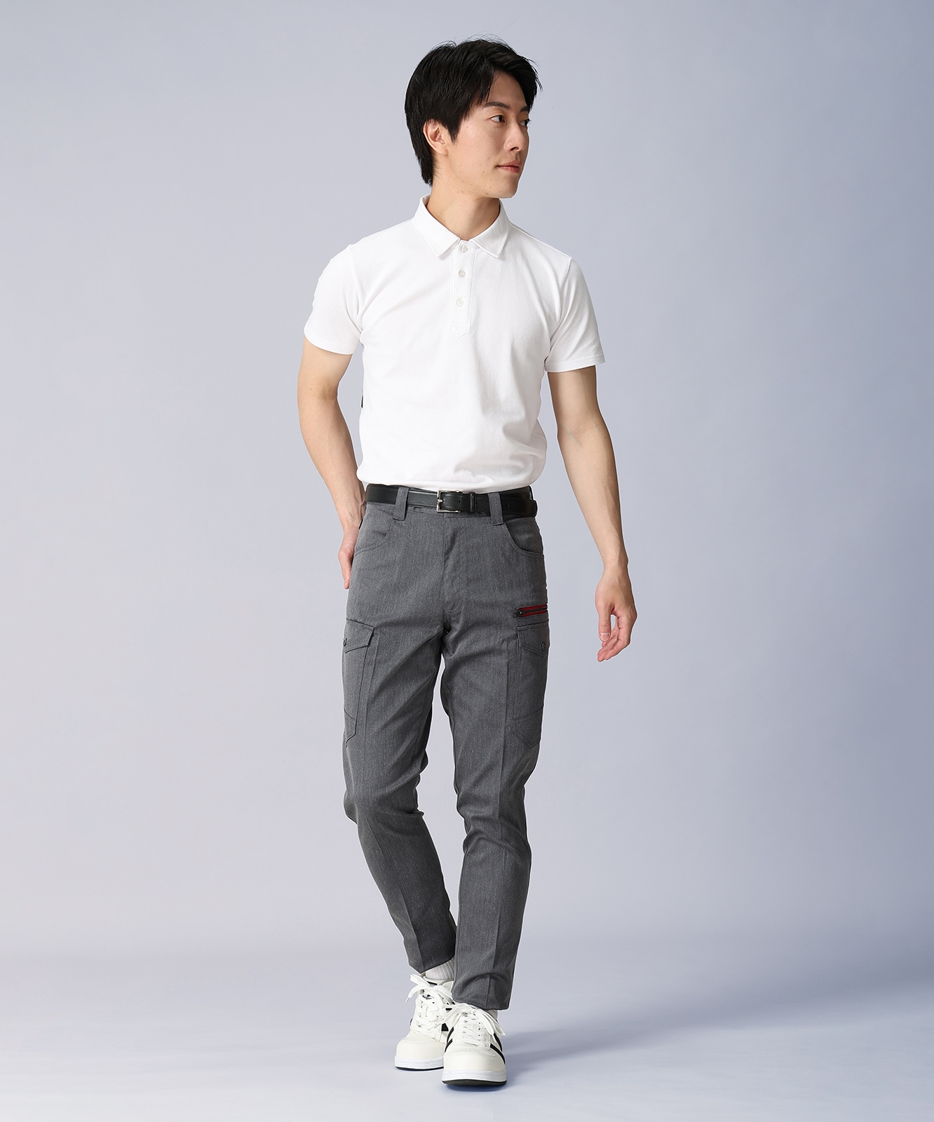 エコストレッチノータックカーゴパンツ※SLIM FIT※