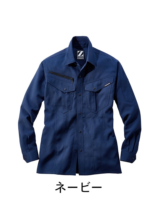 製品制電ストレッチ長袖シャツ※SLIM FIT※