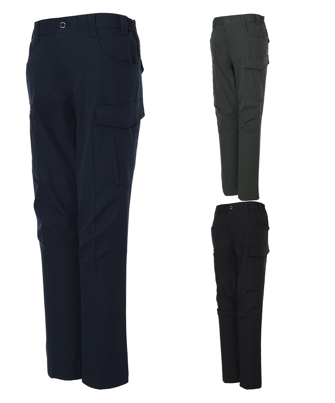 製品制電ストレッチノータックカーゴパンツ※SLIM FIT※