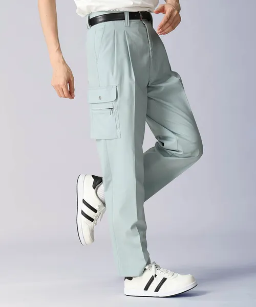 形態安定ツータックカーゴパンツ 画像13