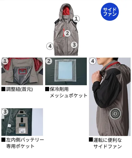 空調服(R)ベスト 画像7