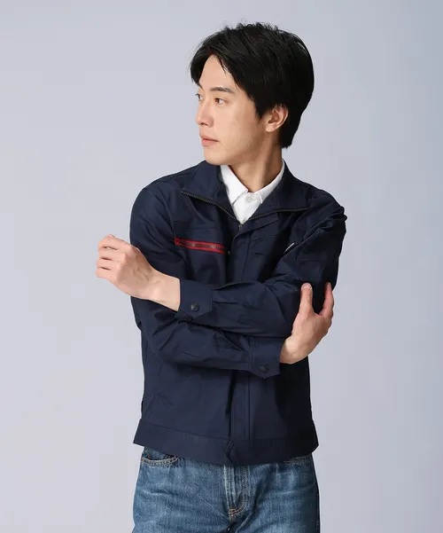 エコ製品制電ストレッチジャンパー※SLIM FIT※ 画像3