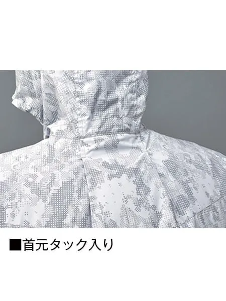 空調服(R)ベスト（フード付）＋14.4V瞬間冷却超大容量ターボハイパワーファン対応スターターキット（ファングレー）※ケーブル差込口は円形 画像13