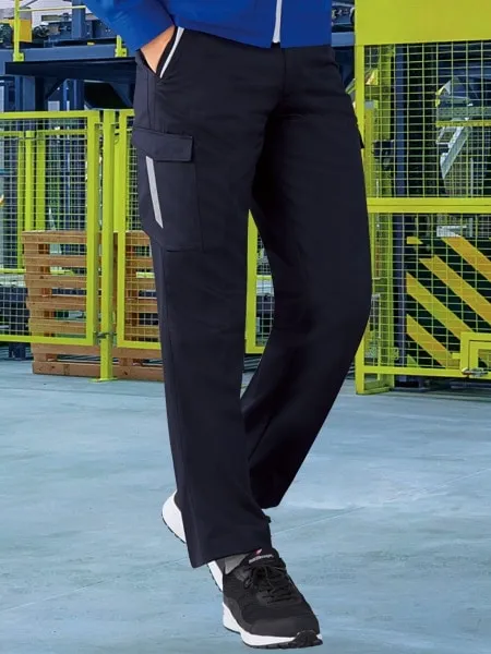 抗ウイルス加工ノータックカーゴパンツ（股下フリー）