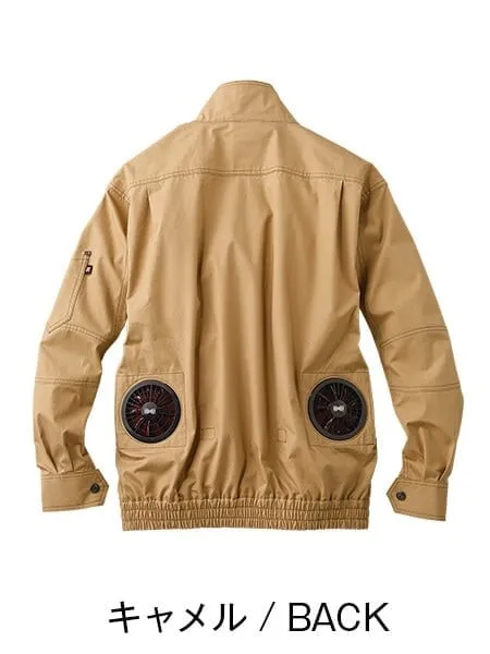 空調服(R)長袖ブルゾン＋18.0V超大風量瞬間冷却ターボハイパワーファン対応スターターキット（ファングレー） 画像5