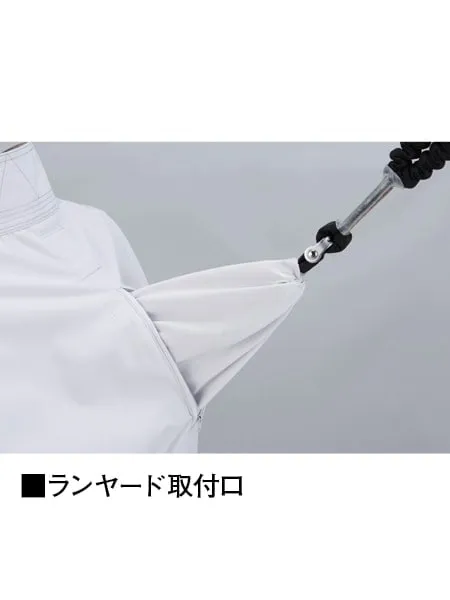 空調服(R)半袖ブルゾン＋14.4V瞬間冷却超大容量ターボハイパワーファン対応スターターキット（ファングレー）※ケーブル差込口は円形 画像13