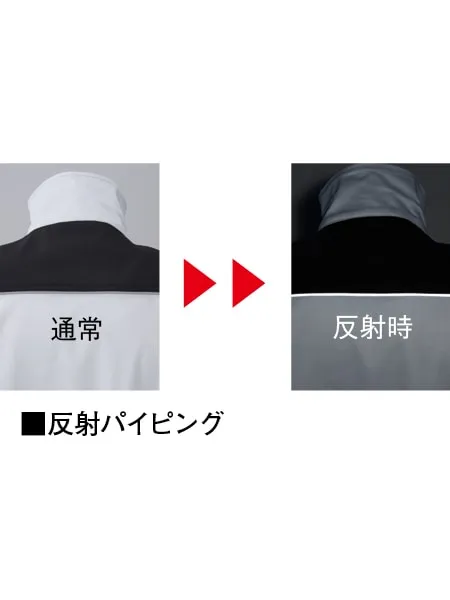 製品制電ストレッチ半袖ジャンパー※SLIM FIT※ 画像14