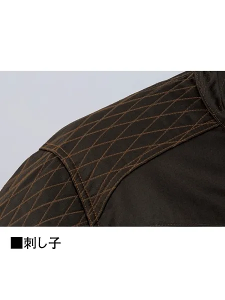 空調服(R)長袖ブルゾン＋14.4V瞬間冷却超大容量ターボハイパワーファン対応スターターキット（ファンチャコールグレー）※ケーブル差込口は円形 画像11