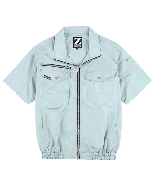 空調服(R)半袖ブルゾン＋14.4V瞬間冷却超大容量ターボハイパワーファン対応スターターキット（ファンブラック）＋インナー（ブラックカモフラ）付フルセット 画像6