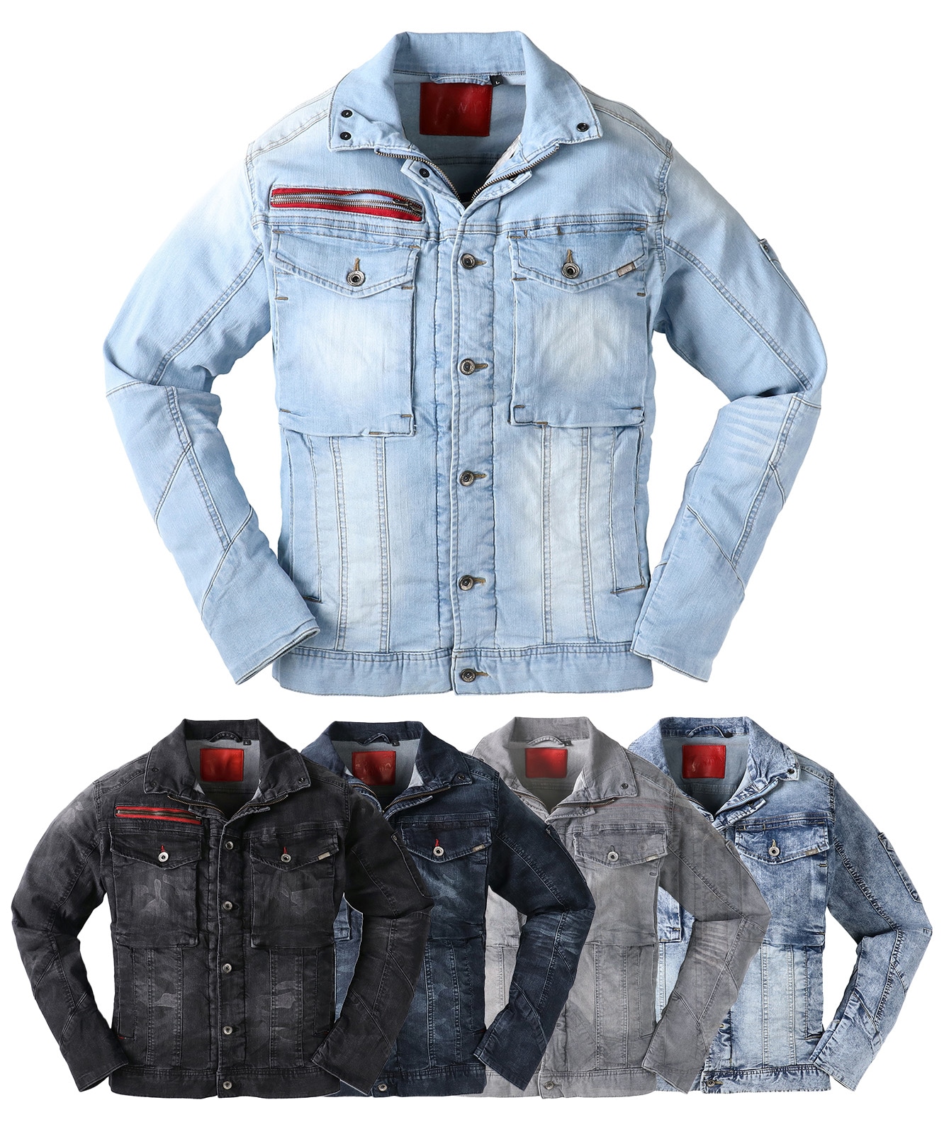 ストレッチ長袖ジャンパー※SLIM FIT※