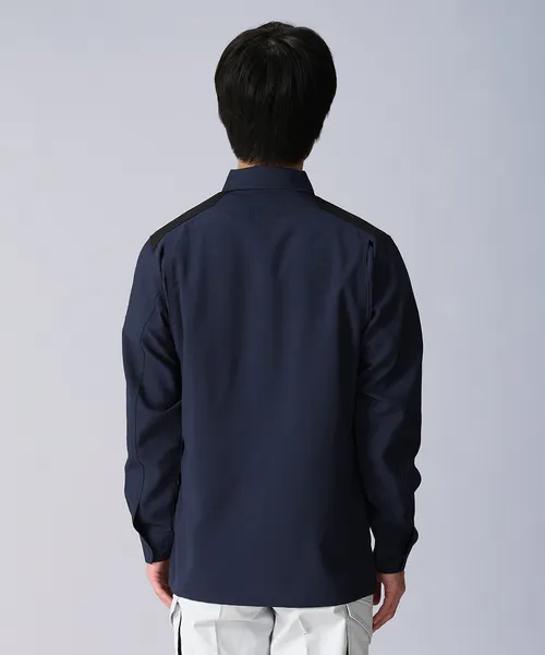 製品制電ストレッチ長袖シャツ ※SLIM FIT※ 画像18