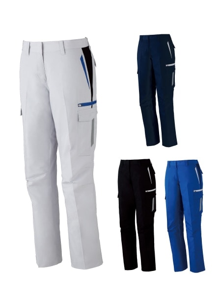抗ウイルス加工レディースカーゴパンツ（裏付）　※SLIM FIT※