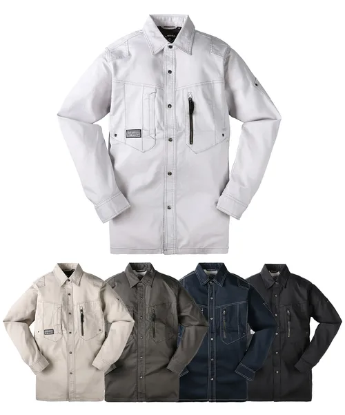 ストレッチ長袖シャツ※SLIM FIT※